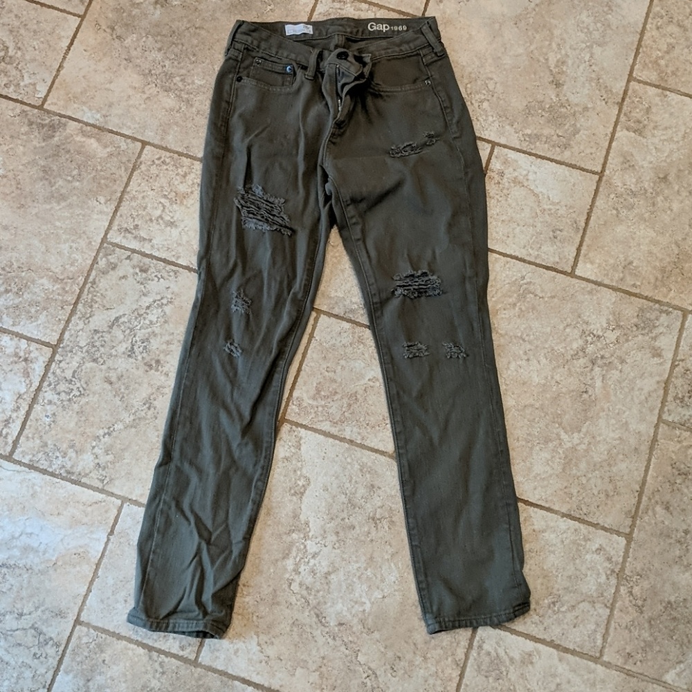 Gap ripped jeans